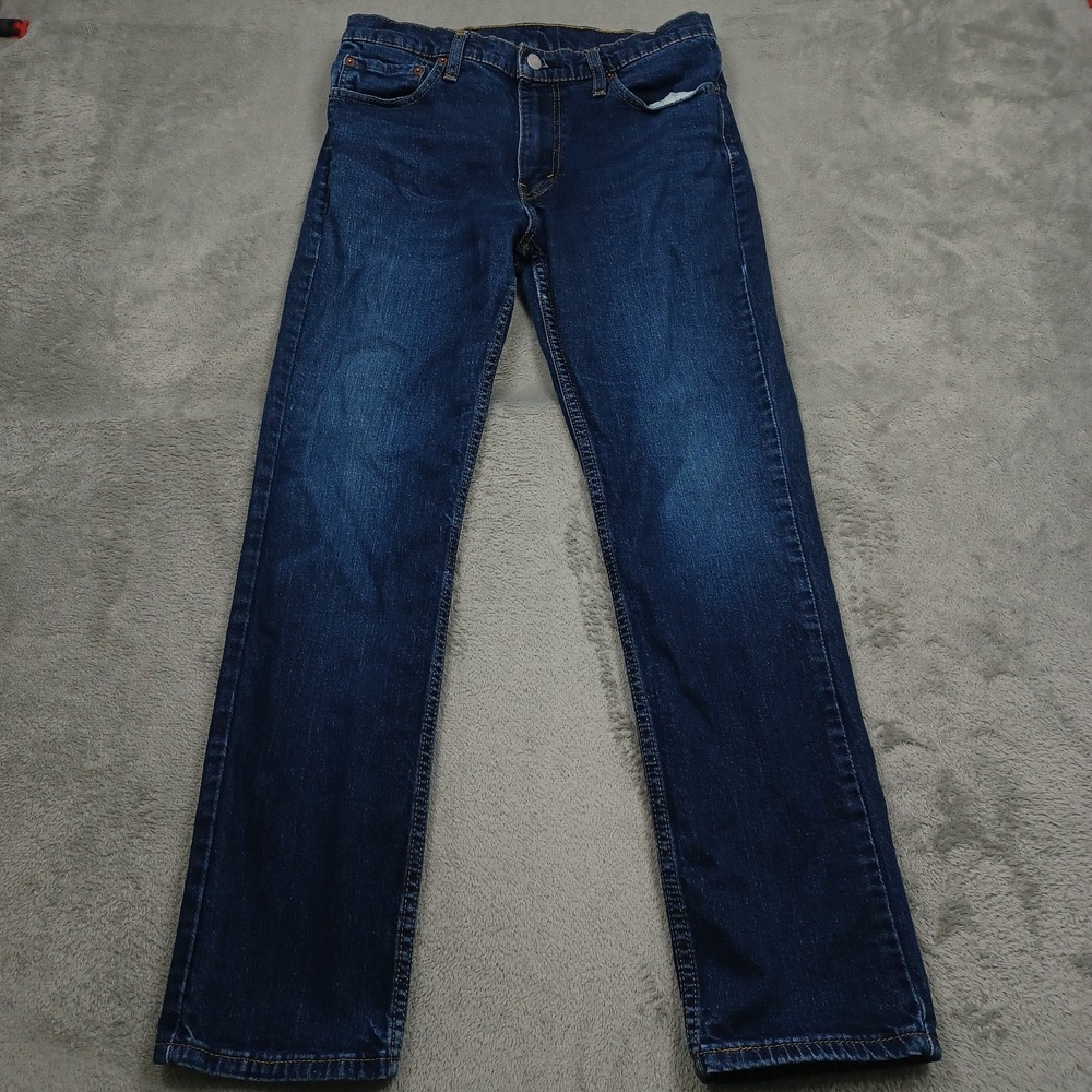 Levis 511 Jeans Mens 31x30 Blue Denim Slim Fit Distressed Pockets Cotton A2